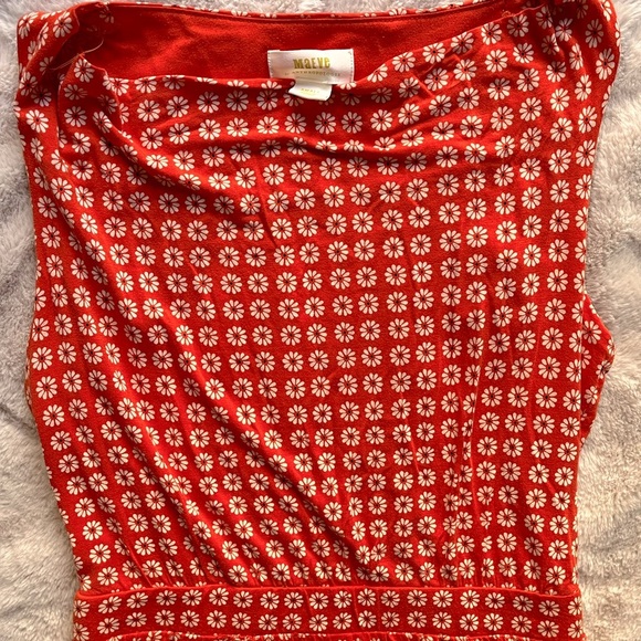 {NOT FOR SALE} Anthropologie Maeve Brianne Floral Jersey Midi Dress Size S - Picture 13 of 13